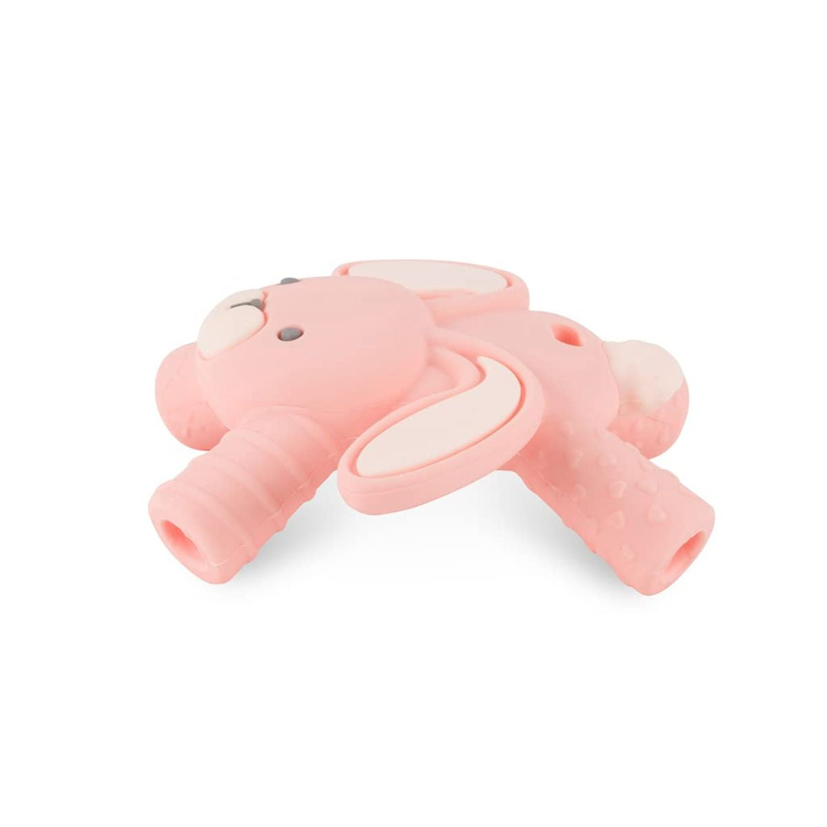 Itzy Ritzy Teether Baby Molar Teether - Bunny - Easy for Little Hands to Hold