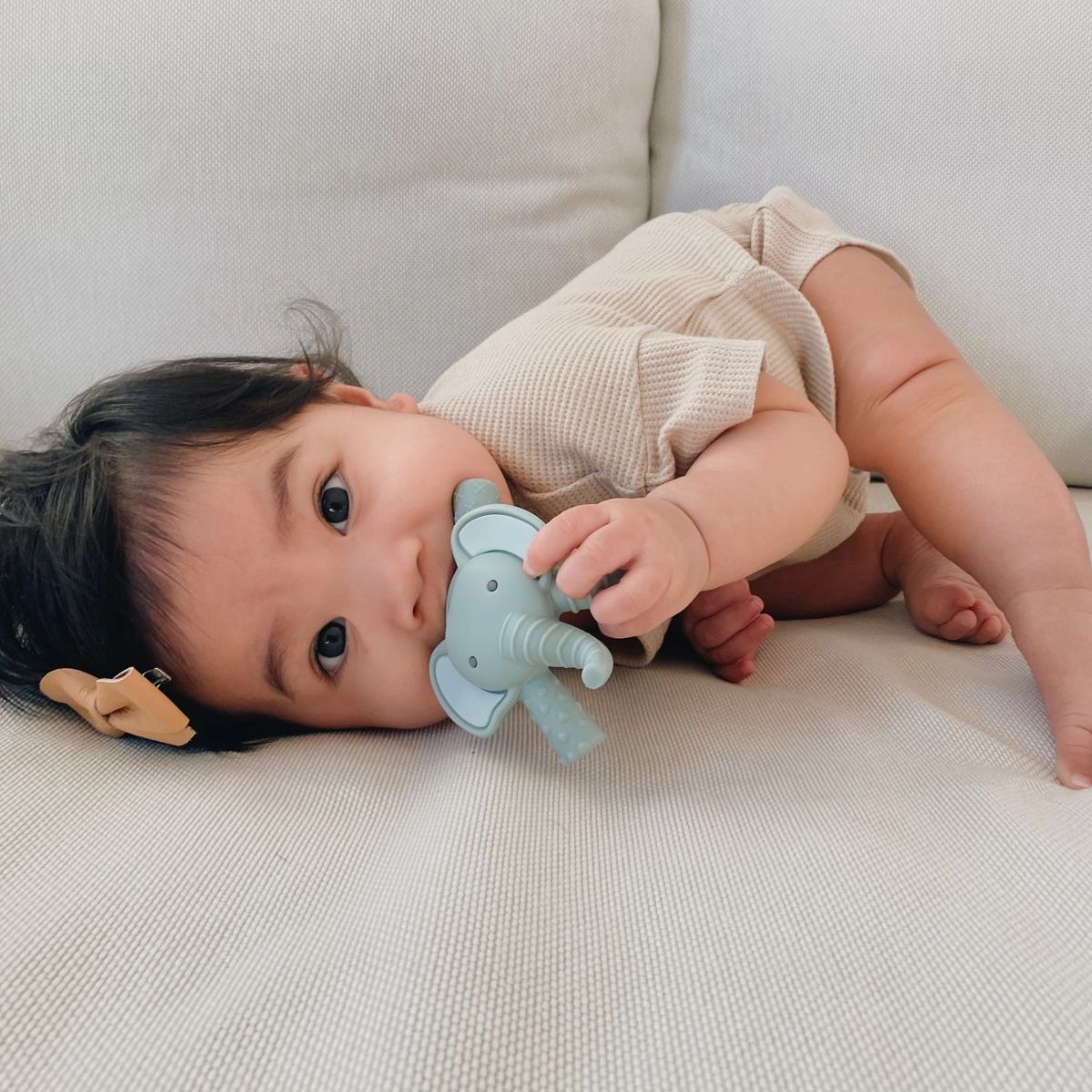 Itzy Ritzy Teether Baby Molar Teether - Elephant - Safe and Practical for Daily Use
