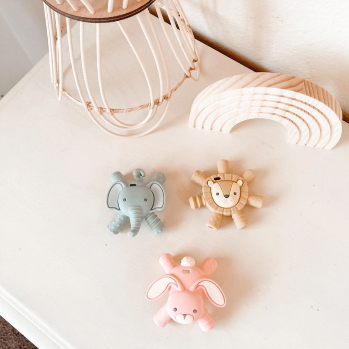 Itzy Ritzy Teether Baby Molar Teether - Lion - Safe and Practical for Daily Use